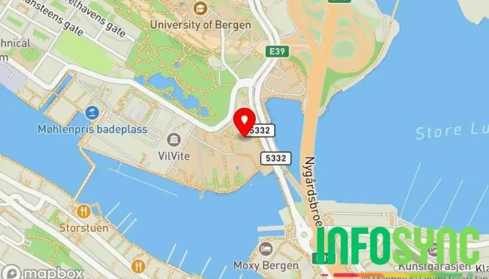 kart over Pro Well Plan AS Programvareselskap i Bergen