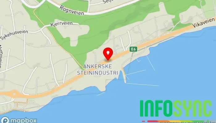 kart over ProfilOffice  i Fauske