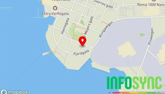 kart over Prosjekt assistanse DA  i Namsos