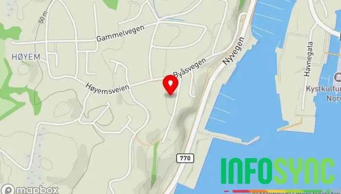 kart over Recover Nordic Vannskaderenovering, Brannskaderenovering i Rørvik