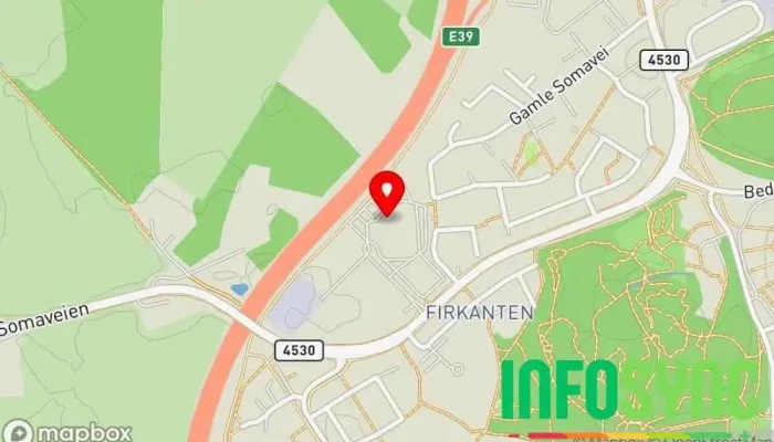 kart over Refsnes Data AS Programvareselskap i Sandnes