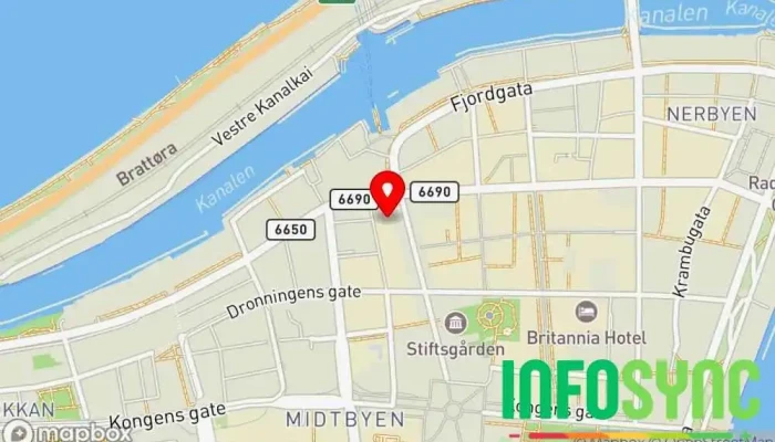 kart over Riddlebit AS Programvareselskap i Trondheim