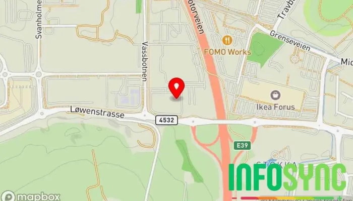 kart over ROQC Data Management AS Programvareselskap i Sandnes