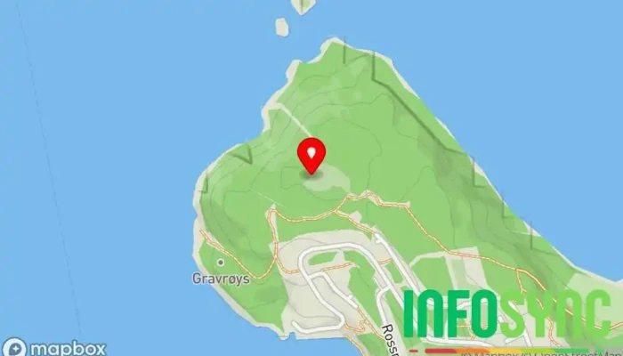 kart over Rossneset Turområde i Fitjar