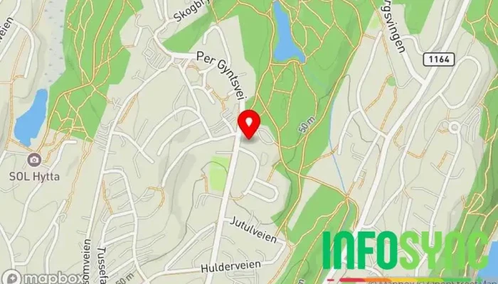 kart over Sarpsborg Skytterlag Skytebane i Sarpsborg