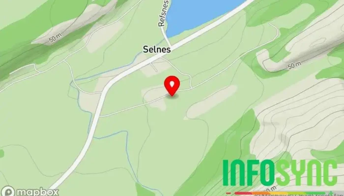 kart over Selnes Agricultural i Fevåg