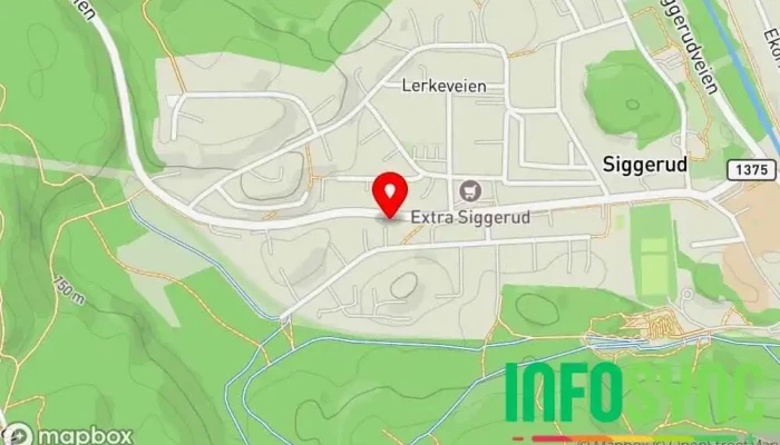 kart over Siggerud IT tjenester Roar Johnsen Datareparasjon i Siggerud