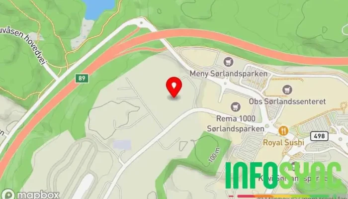 kart over SKIBÅSEN 39 AS Hovedkontor i Kristiansand
