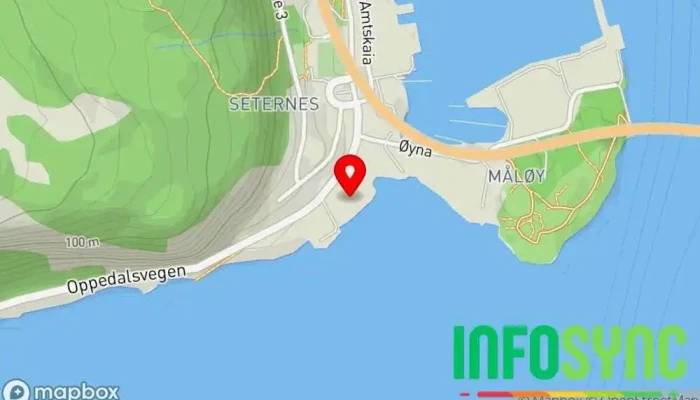 kart over Skipskompetanse Teknisk konsulent i Måløy