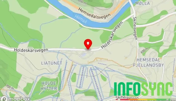 kart over SkiStar Lodge Hemsedal Bussholdeplass i Hemsedal