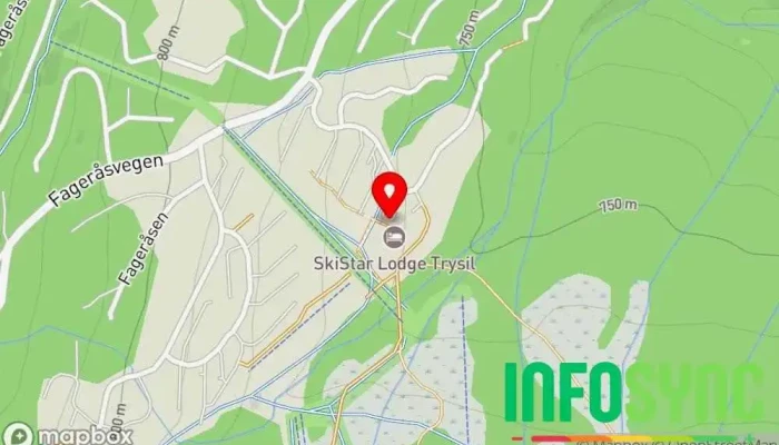 kart over Skistar Lodge Trysil Hotell i Trysil