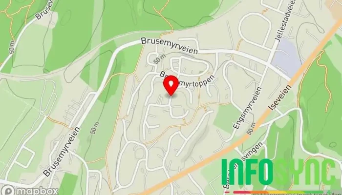 kart over Skjeberg Sanitetsforening  i Borgenhaugen