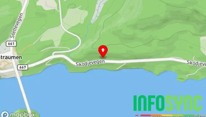 kart over Skodje  i Skodje