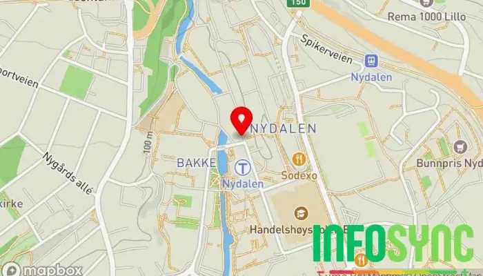 kart over Sky Facility Rengjøringsbyrå, Byggefirma, Vaskeri, Vindusvask i Oslo