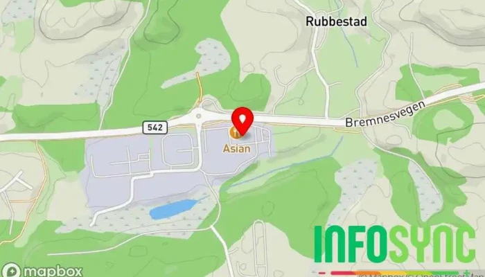 kart over SKY Fitness Bømlo Treningsstudio i Bremnes