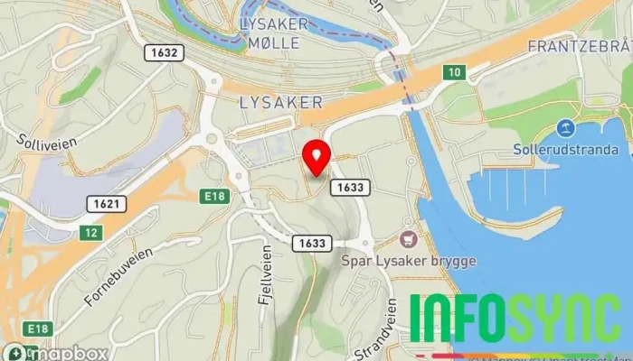 kart over Skycall AS Telemarketing, Kundetelefonsenter i Lysaker