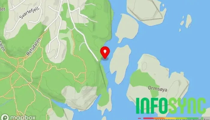 kart over Skylleviga Bukt i Flekkerøy