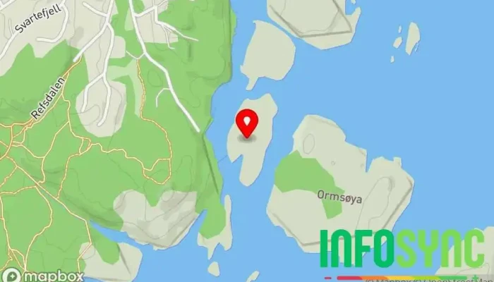 kart over Skyllevigholmen Øy i Flekkerøy