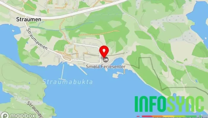 kart over Smøla Feriesenter AS Losji i Smøla
