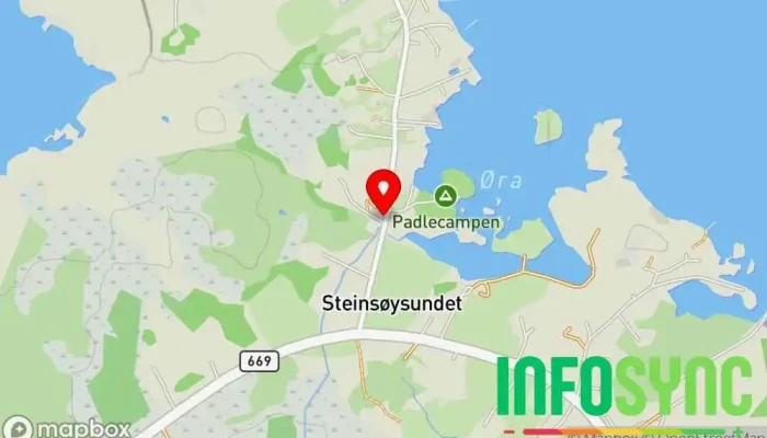 kart over Smøla kajakk Arrangør av utendørsaktiviteter i Smøla