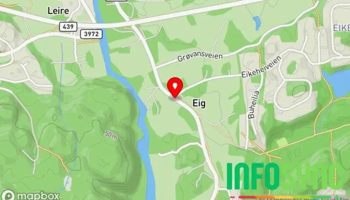 kart over Søgne  i Søgne