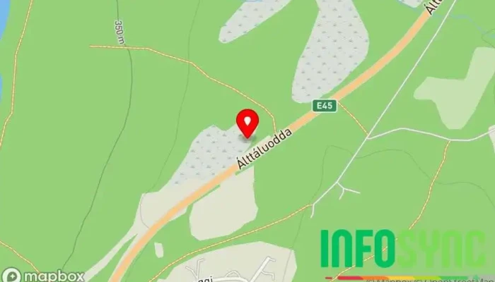 kart over Sokki Adventure Turistattraksjon i Kautokeino