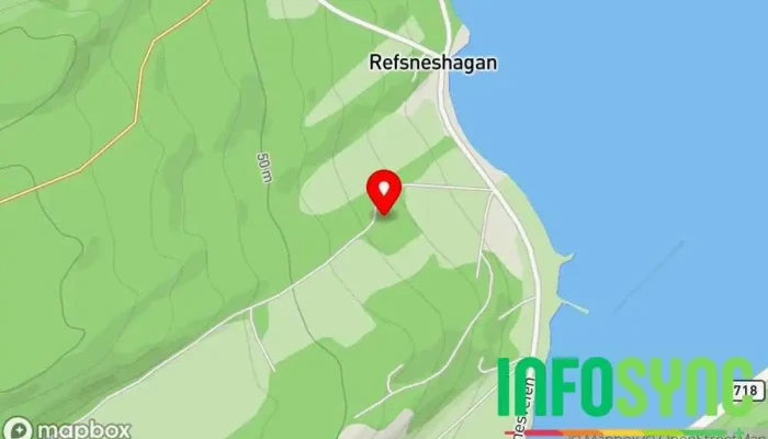 kart over Solbakken Feriehus Feriehus, Båtutleie, Hytteutleie i Fevåg