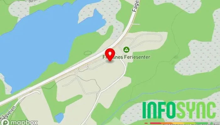 kart over Statens vegvesen, Finnsnes trafikkstasjon Offentlig kontor i Finnsnes