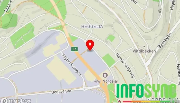 kart over Steinkjer Agenturforretning AS Resirkuleringsanlegg i Steinkjer