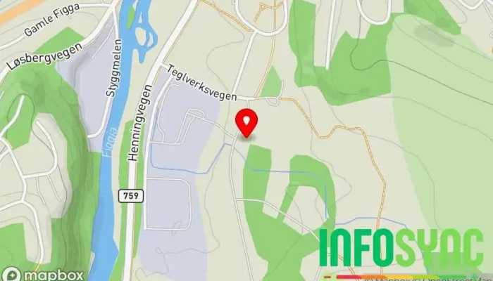kart over Steinkjer skytterlag  i Steinkjer