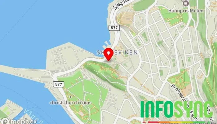 kart over Stiftelsen Bergen Kjøtt Kultursenter, Sted med livemusikk i Bergen