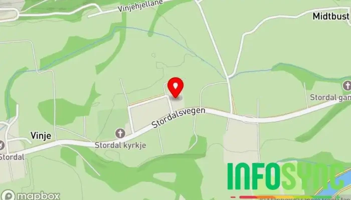 kart over Stordalstunet Omsorgsboliger i Stordal