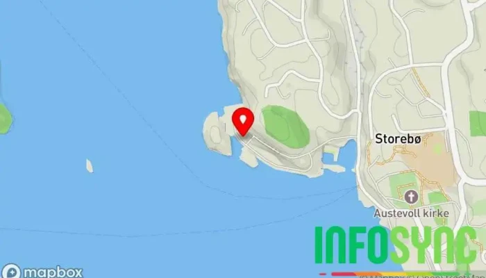 kart over Storebø Sauna Saunaklubb i Storebø