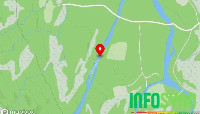 kart over Storhiåa Elv i Budalen