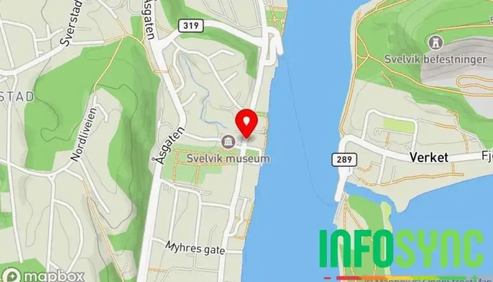kart over Svelvik  i Svelvik