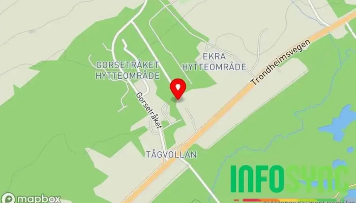 kart over Sverre Loeng Petersen IT-konsulent, Vaktmestertjenester i Oppdal