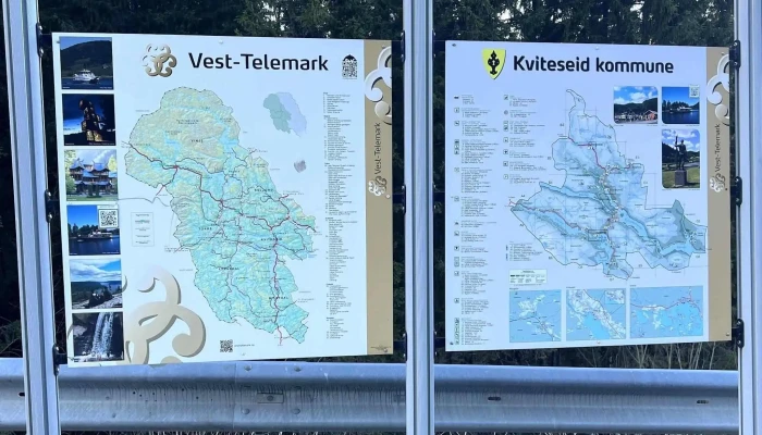 Synspunkt Kviteseidvegen -  Utsiktspunkt - Kviteseid