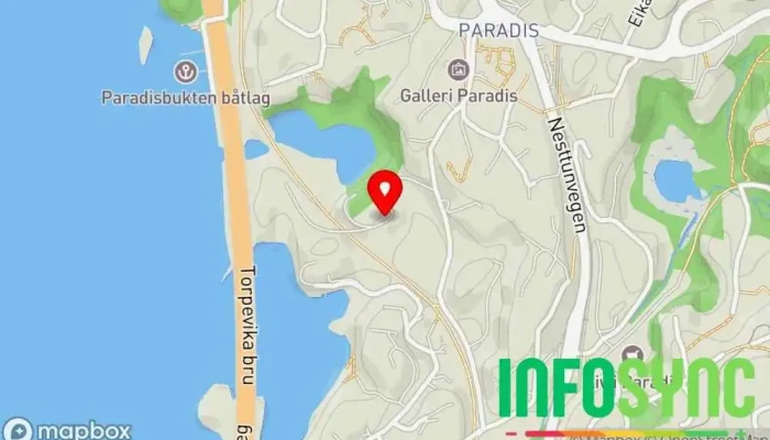 kart over Sysendalen Fjellhytter  i Bergen