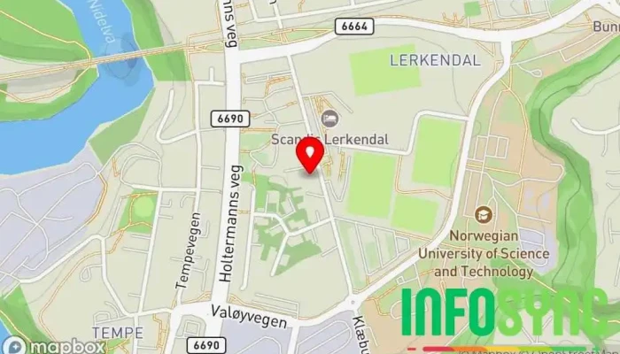 kart over Systemsikring AS Nøkkelkopiering, Låsesmed i Trondheim