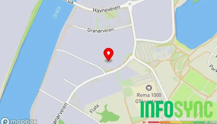 kart over Thams Innovasjon AS Bedriftsrådgivning i Orkanger