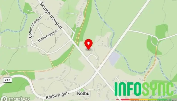 kart over Toten Servicetjenester AS Vaktmestertjenester, Arborist og trekirurg, Gartner, Anleggsgartner, Snømåking i Kolbu