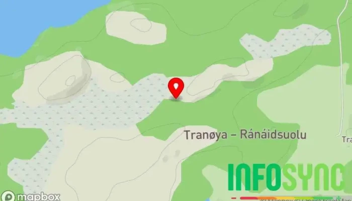 kart over Tranøya Øy i Vangsvik