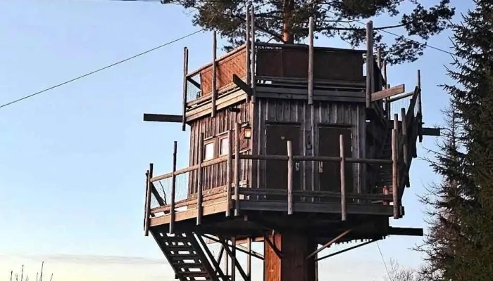 Tretopphytter -    Tree Top Hut   Treehouse Landskap - Brumunddal