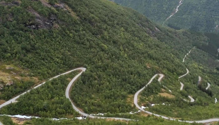 Utsikten Gaularfjellet -  Plassering - Balestrand