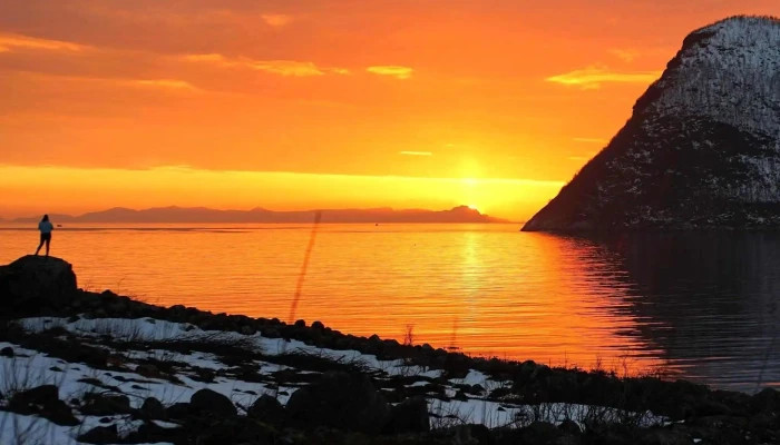 Utsiktspunkt -  Hvor - Gryllefjord