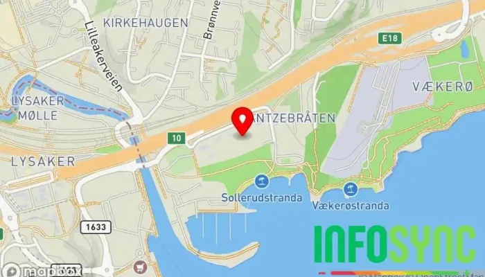 kart over V-Hosting AS IT-konsulent i Oslo