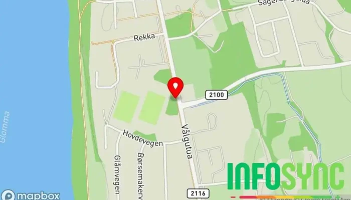 kart over Våler kommune  i Våler kommune