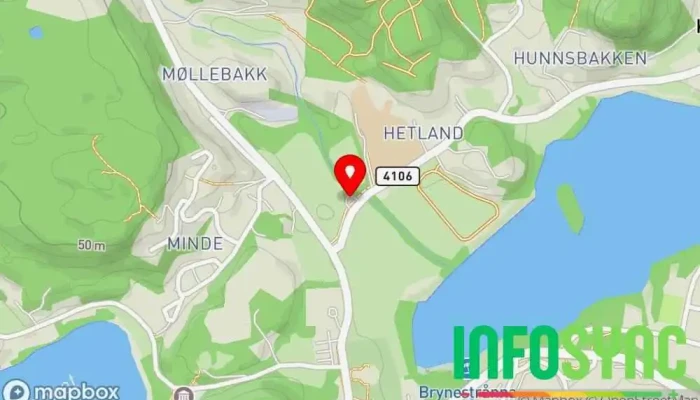 kart over Vanse skole Bussholdeplass i Vanse