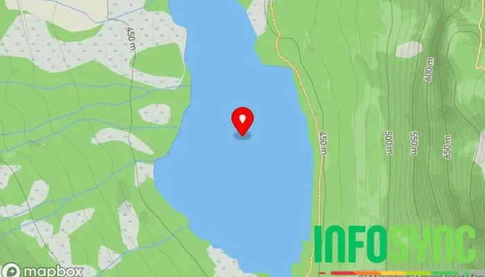 kart over Vassetvatnet Turområde i Stranda