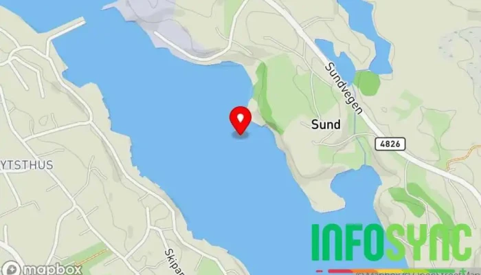 kart over Veavågen Strait i Kopervik
